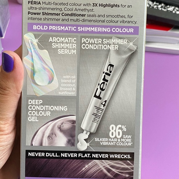 L’Oréal Paris Féria 521 Cool Amethyst - Picture 6 of 6